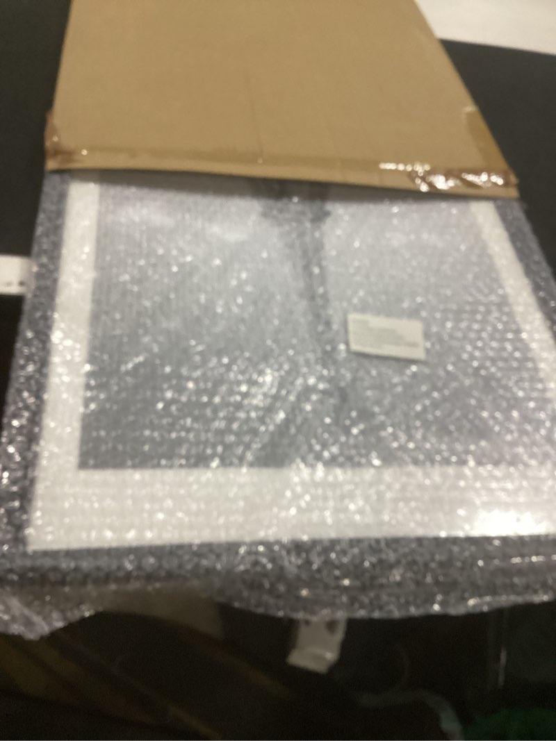 Condition photo showing Good Condition for upsimples 16x24 picture frame, display pictures 14x20 with mat or 16 x 24 without, wall hanging poster frames, black, 1 pack black 16x24