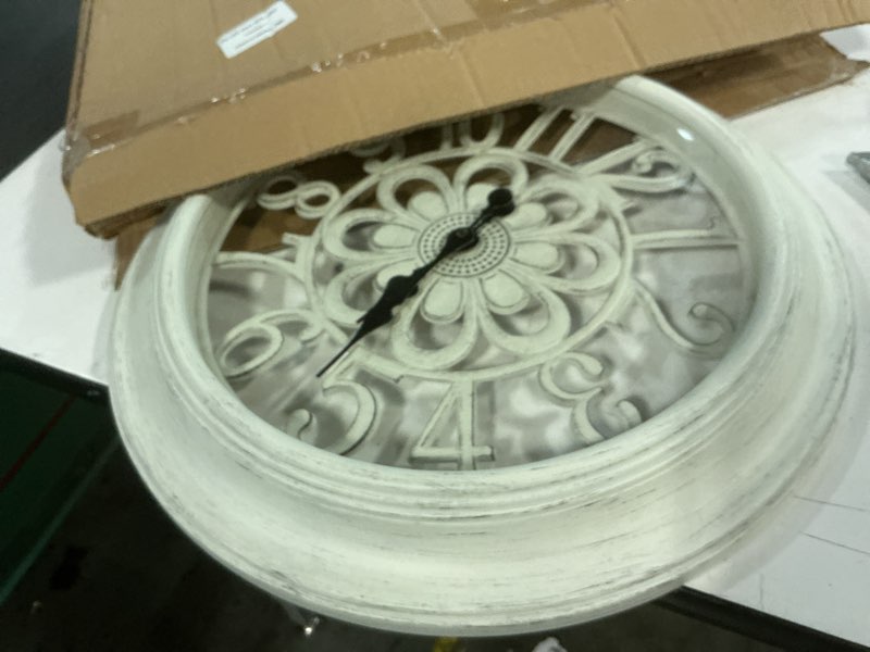 Condition photo showing Good Condition for Wall Clock Saat Clock Clock de Pared Wall Saati Vintage Digital Wall Clocks Clock de Wall Wall Watch Horloge Wall Quartz(White)