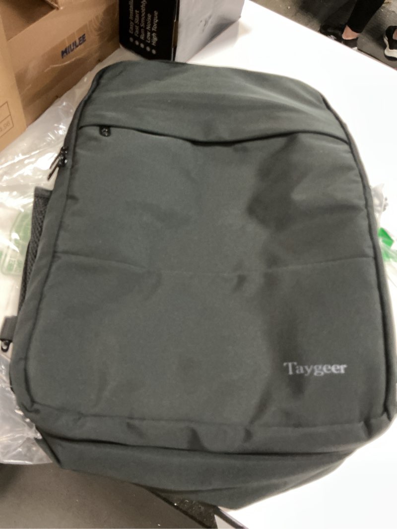 Condition photo showing Good Condition for Taygeer Travel Laptop Backpack for Men Women, Airplane Approved Travel Backpack Suitcase with Usb Charging Port, Lightweight College 35l Luggage Bag 15.6inch Laptop Mochila Gifts for Business,Black Large Black