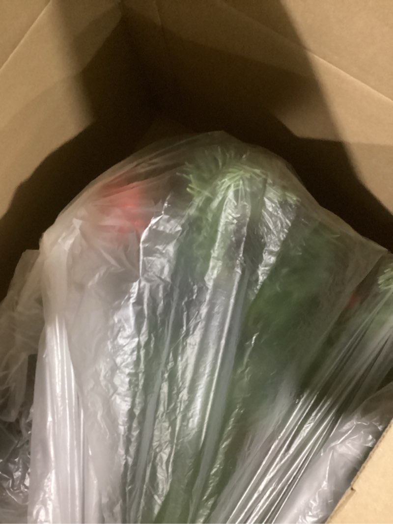 Condition photo showing Good Condition for Brightown 9FT Christmas Garland with Lights, Battery Operated Lighted Garland with Pinecones, Berries, Ornaments, 100 LED White Lights, 8 Modes, Timer, for Mantle, Stairs, Fireplace, Door, Fence H78040