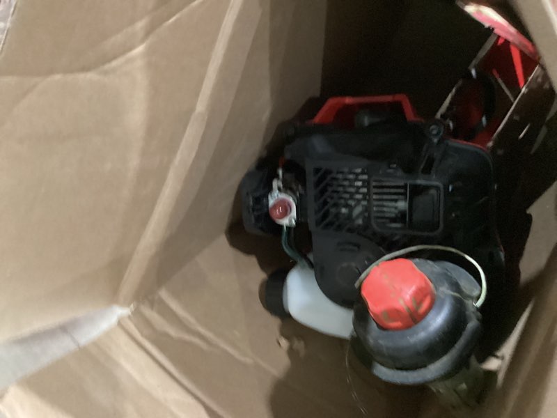 Condition photo showing As Is for craftsman ws2400 27-cc 2-cycle 18-in straight shaft attachment capable gas string trimmer edger conversion capable