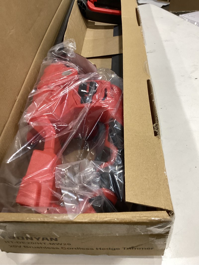 Condition photo showing New/Like New for Tronyan Hedge Trimmer Compatible with Milwaukee 18V Battery (Tool Only), Cordless Bush Trimmer with 1600RPM Brushless Motor, 22 Inches Steel Blade with 3/5'' Cutting Capacity (No Battery)