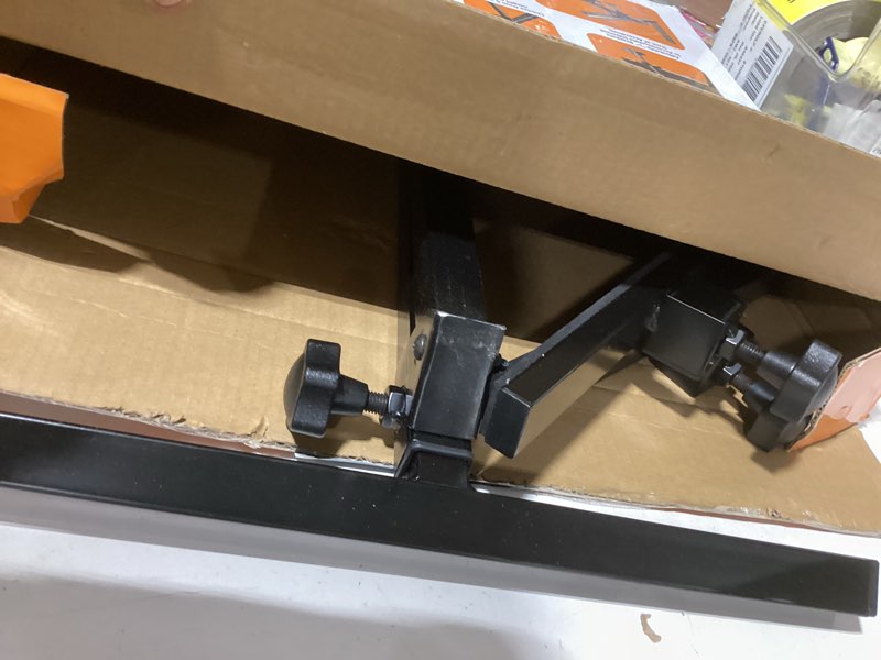 Condition photo showing As Is for Nomad Music Adjustable Accordion Stand - Durable Accordion Holder for Securely Displaying and Playing Your Instrument with Ease of Access for Live Performance and Practice