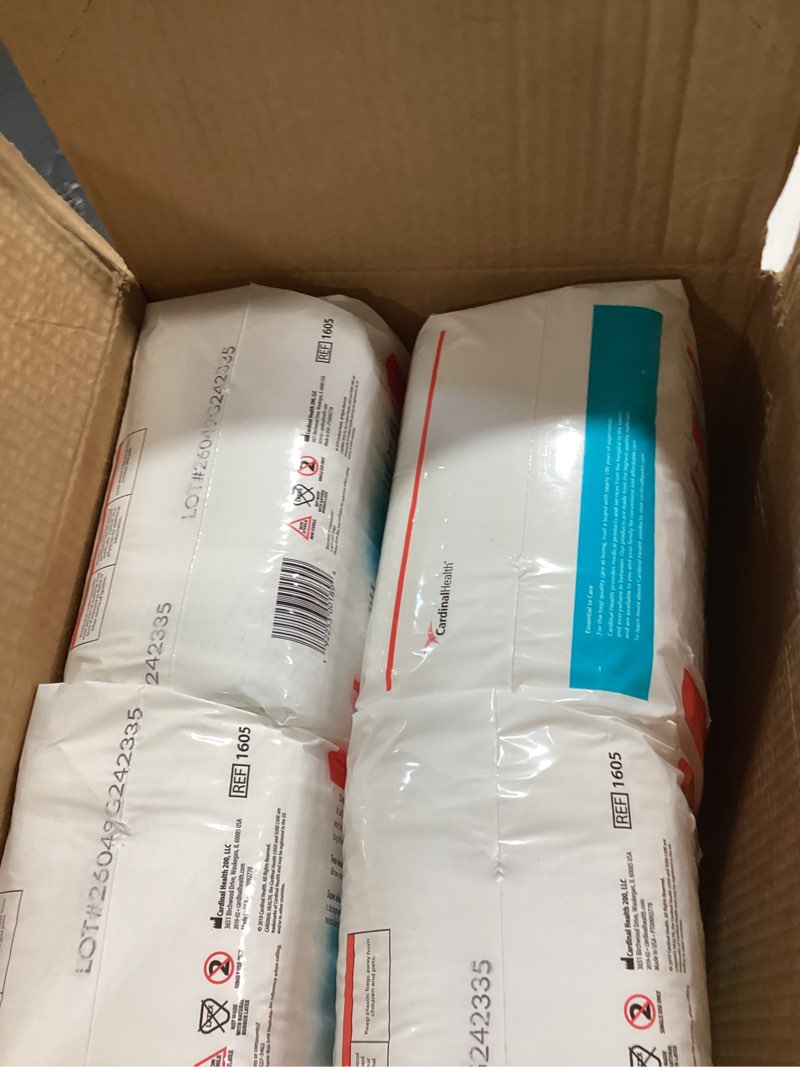 Condition photo showing New/Like New for cardinal health™ protective underwear, sure care™ plus, heavy absorbency, size small/medium, pull-on adult disposable underwear with tear-away seams, cloth-like & discreet – case of 80 small/medium case of 80