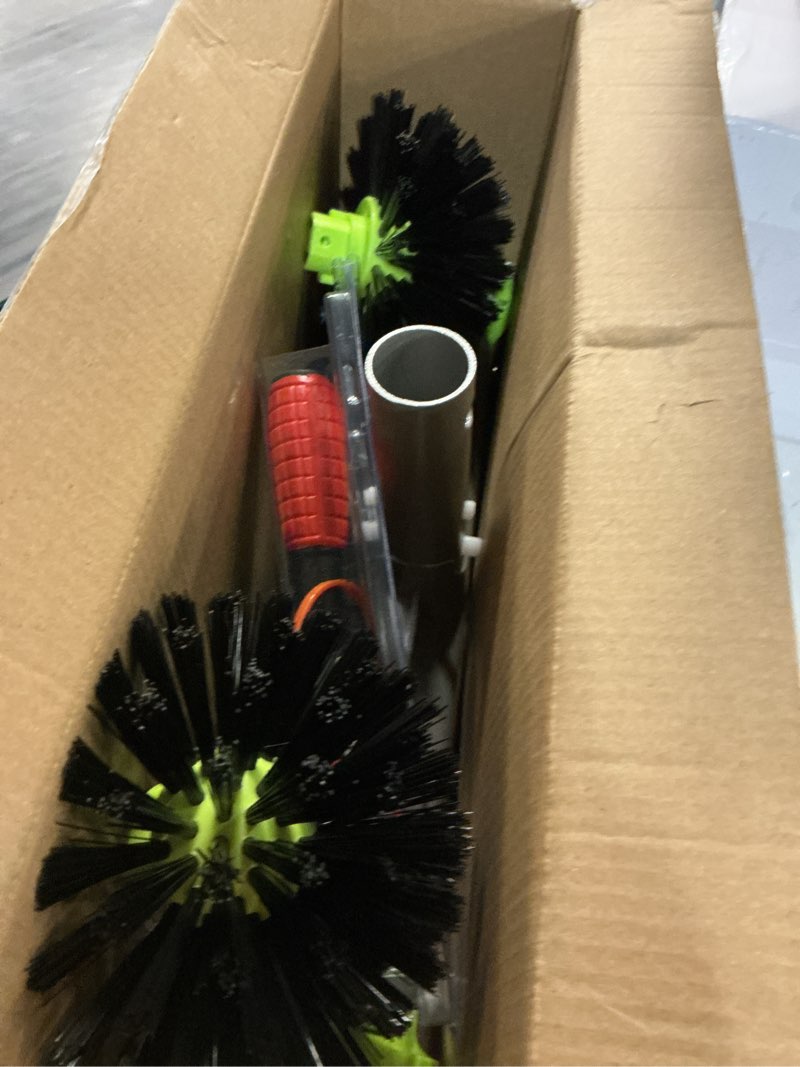 Condition photo showing Good Condition for sepetrel pool brush head for cleaning walls,heavy duty inground/above ground swimming pool round scrub brushes with premium strong bristle & reinforced aluminium back hemispherical for walls