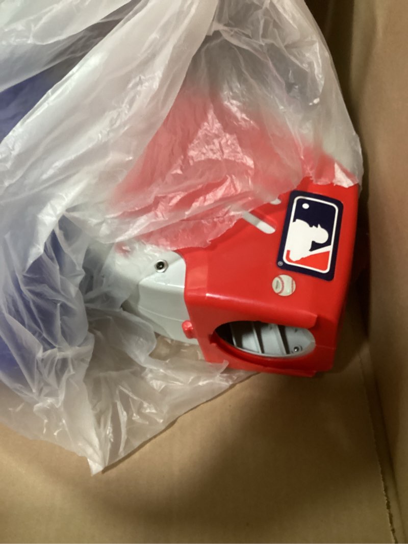 Condition photo showing Good Condition for Franklin Sports Kids Pitching Machine - Plastic Baseball Pitching Machine for Kids Batting Practice - MLB Power Pitcher with Adjustable Speeds