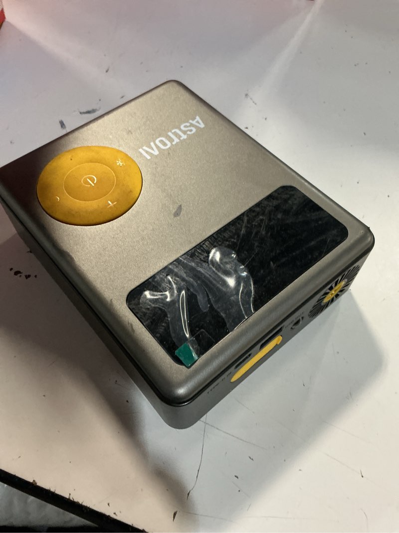 Condition photo showing As Is for astroai portable car jump starter with air compressor, 150psi 1750a car jumper starter battery pack with cordless tire inflator (7.5 gas/5.0l diesel), 12v jump box, large lcd display, lights(yellow)