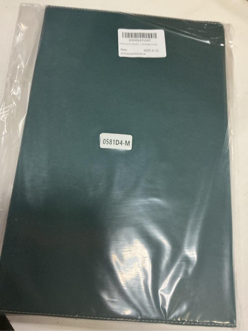 Condition photo showing New/Like New for infiland case for samsung galaxy tab s10 fe plus 5g, slim multi-angle stand cover with s pen holder for galaxy tab s10 fe+ 13.1 inch (sm-x620/sm-x626b) 2025 tablet auto wake/sleep (midnight green)