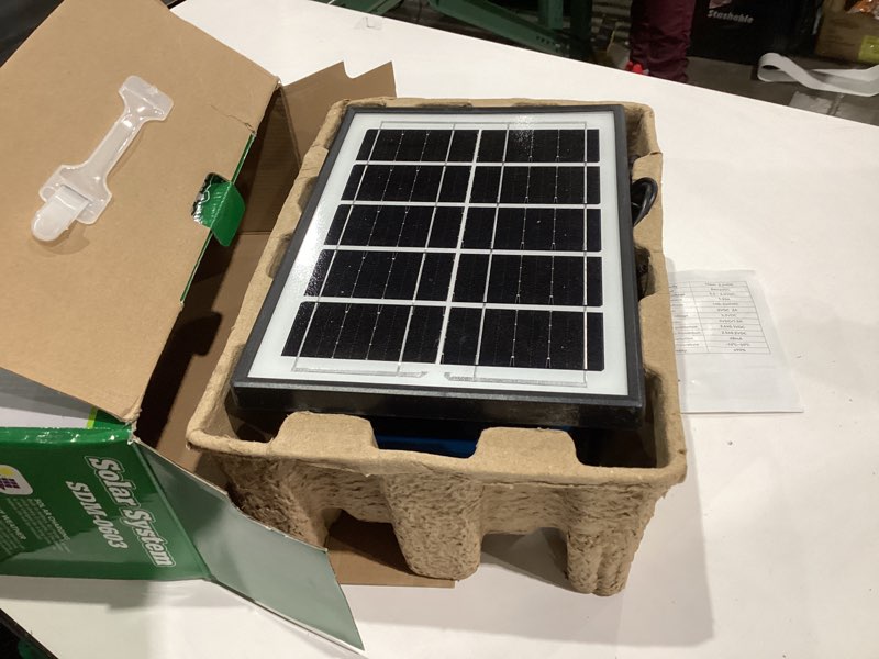 Condition photo showing Good Condition for Solar Generator,Portable Power Station with Panel,Portable Power Bank supply with Flashlight,Emergency Generator Solar Powered for Home Use Camping Travel Emergency(Blue)