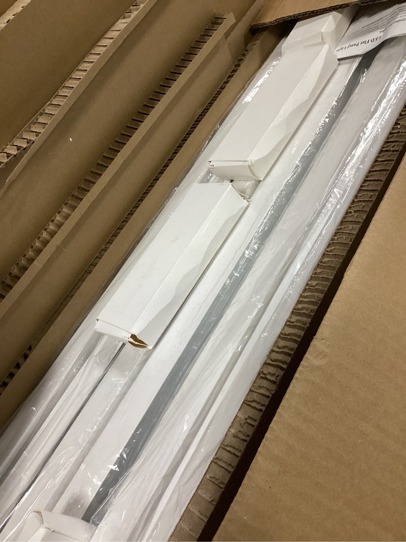Condition photo showing Good Condition for aikvsxer 6 pack 1x4 led flat panel light surface mount ceiling light, 5500lm 50w, 3000k/4000k/5000k selectable, triac dimmable, ac120v, kitchen lights ceiling flush mount for garage/basement/laundry white 1x4ft 6pack