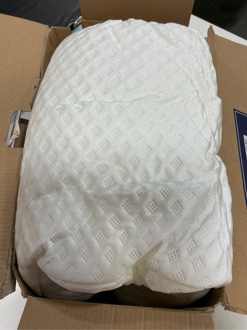 Condition photo showing Good Condition for cooling side bed pillow - neck pillows for pain relief, ergonomic contour memory foam -back and shoulder support, odorless cervical for sleeping with washable pillowcase