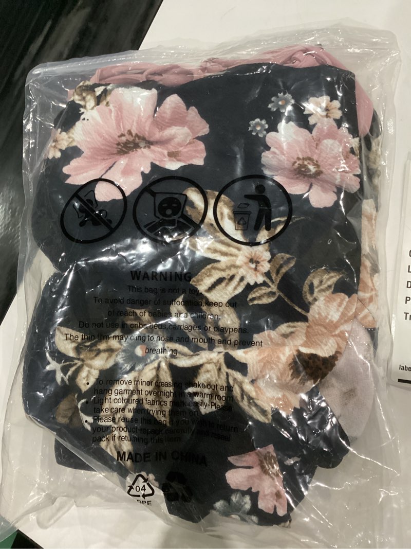 Condition photo showing Good Condition for DERAX Women's 2 Piece Maxi Dress Boho Floral Spaghetti Strap Sleeveless Bodycon 2026 Spring Long Dresses Medium Black