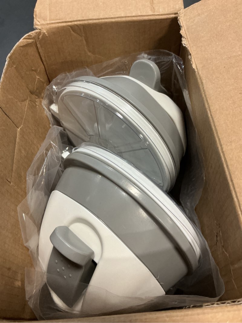 Condition photo showing New/Like New for TAILI Grab Bars for Bathtubs and Showers 2 Pack Suction Grab Bar, Heavy Duty Shower Handle Removable Bath Handrails for Seniors and Elderly, Bathroom Safety Grip No Drilling Waterproof,Grey 16.8" Gray