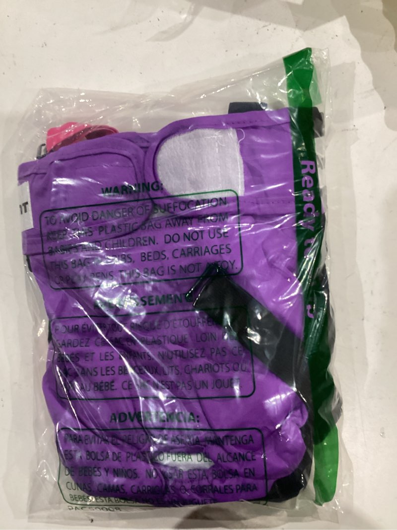 Condition photo showing Good Condition for 3 Pack Avont Washable Female Dog Diaper with Suspender, Reusable Girl Doggie Diapers for Small Medium Large Doggy in Heat Cycle Period Incontinence -L L Black/Pink/Purple