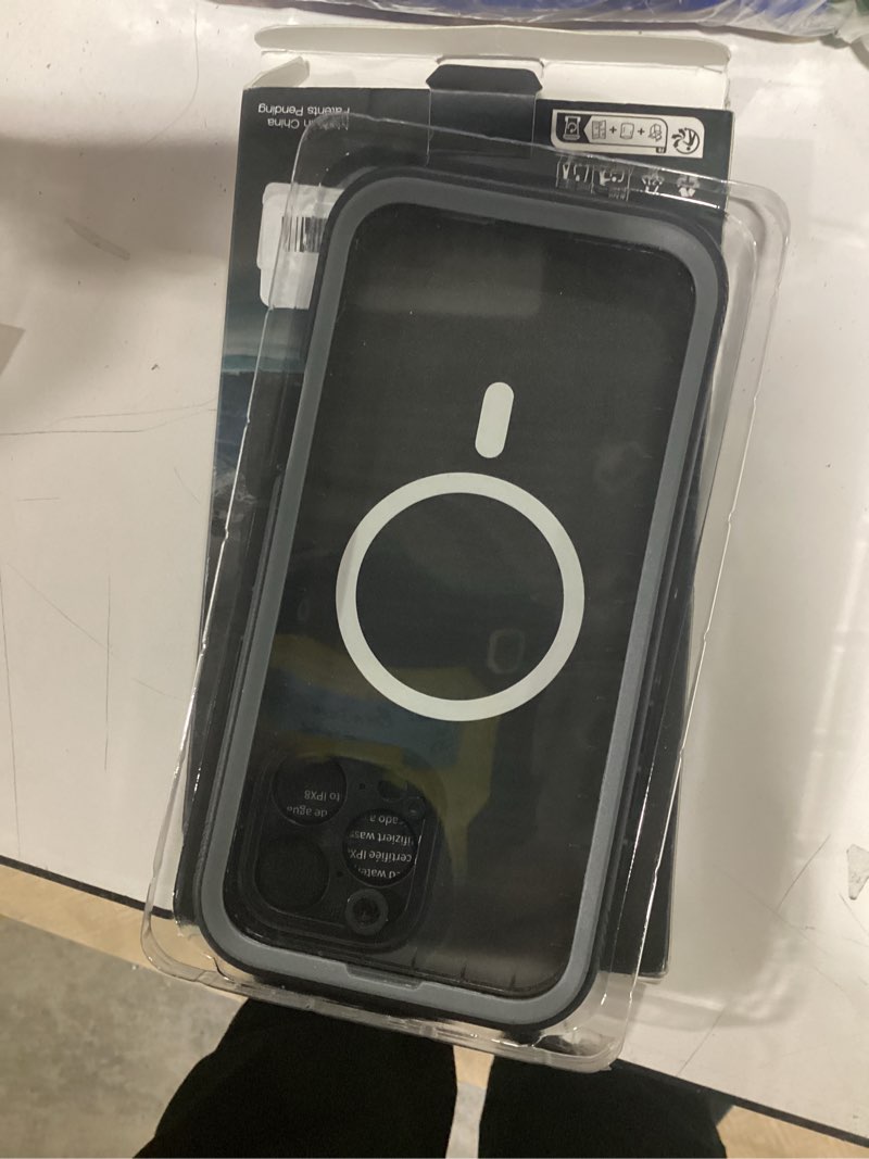 Condition photo showing Good Condition for sportlink for iphone 16 pro max case waterproof - buit in screen protector, compatible with magsafe, ip68 underwater, 6.6ft military dropproof, dustproof, full body shockproof phone case 6.9" for iphone 16 pro max (6.9'') black-magnetic