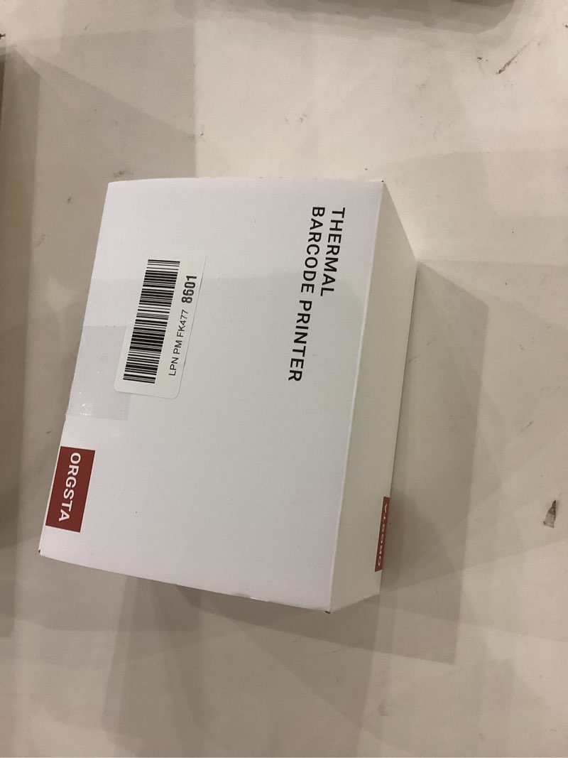 Condition photo showing New/Like New for ORGSTA USB Shipping Label Printer - T001 4x6 Thermal Label Printer for Small Business, High Speed Label Printers for Shipping Package, Used for Ebay, Amazon, Shopify, Etsy, USPS, FedEx(USB Only) White (USB Only)