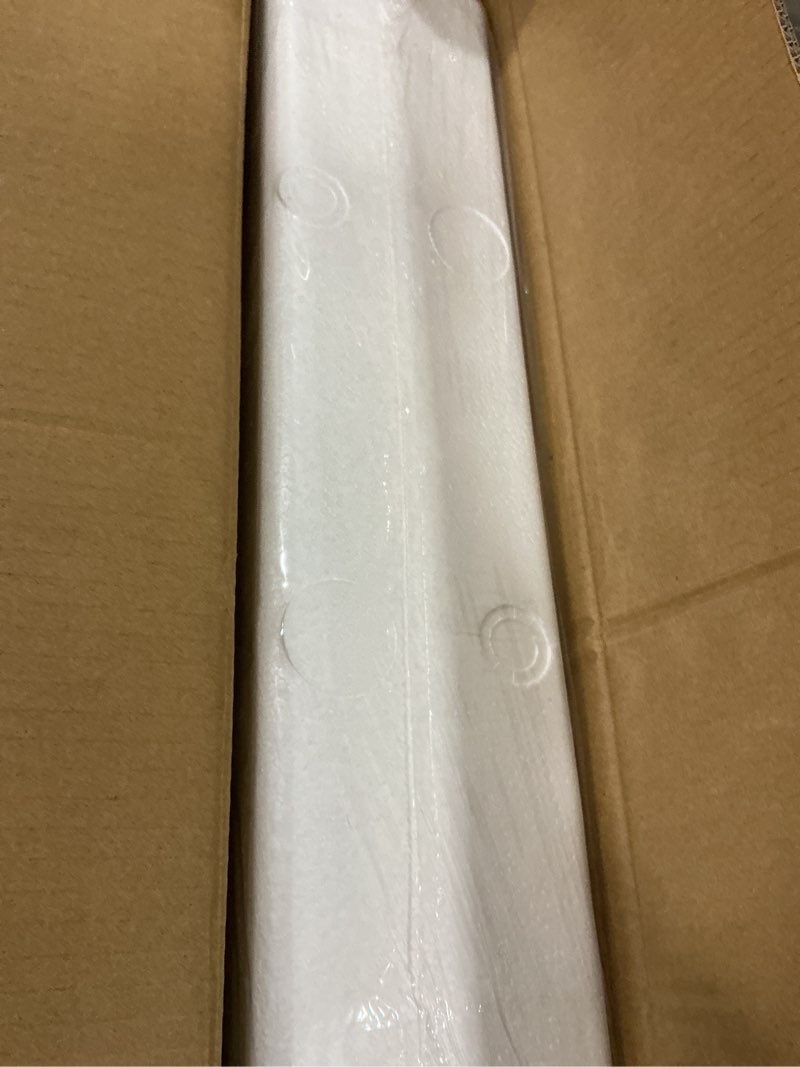 Condition photo showing New/Like New for SPIRICH 96-inch Extra Wide 30-inches Tall Dog Gate with Door Walk Through, Freestanding Wire Pet Gate for The House, Doorway, Stairs, Pet Puppy Safety Fence, Support Feet Included (White) White ?4 Panels with Door?96"W x 30"H