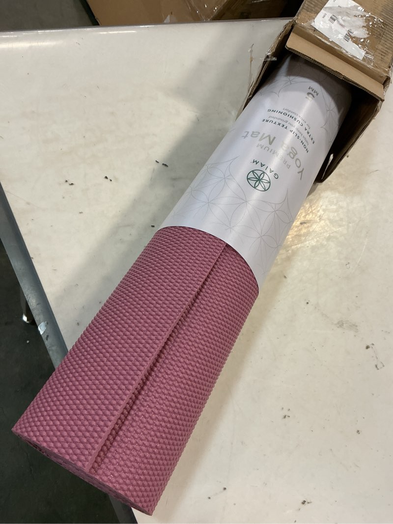 Condition photo showing Good Condition for Gaiam Yoga Mat - Premium 5mm Solid Thick Non Slip Exercise & Fitness Mat for All Types of Yoga, Pilates & Floor Workouts (68" x 24" x 5mm) Rosy Pink