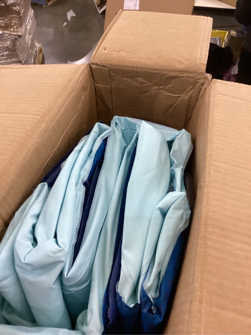 Condition photo showing Good Condition for Portable Foldable Bathtub, Freestanding Bathtub No Installation, Bathroom SPA Soaking Bath Tub, Shower Stall Collapsible Hot & Ice Bath Tub (Blue with Storage Rack, ?47.2"L x 21.6"W x 19.6"H) Blue with Storage Rack ?47.2"L x 21.6"W x 19.6"H