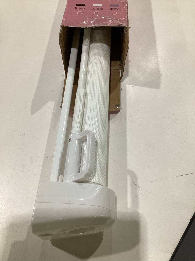 Condition photo showing Good Condition for Babepai Retractable Baby Gates for Stairs, Dog Gates for Doorways, Mesh Baby Gate Extends to 52" Wide 34" Tall, Pet Gate Indoor Use for Hallways, Porch, Patio, Outdoor - White B-white 34" Tall x 52" Wide