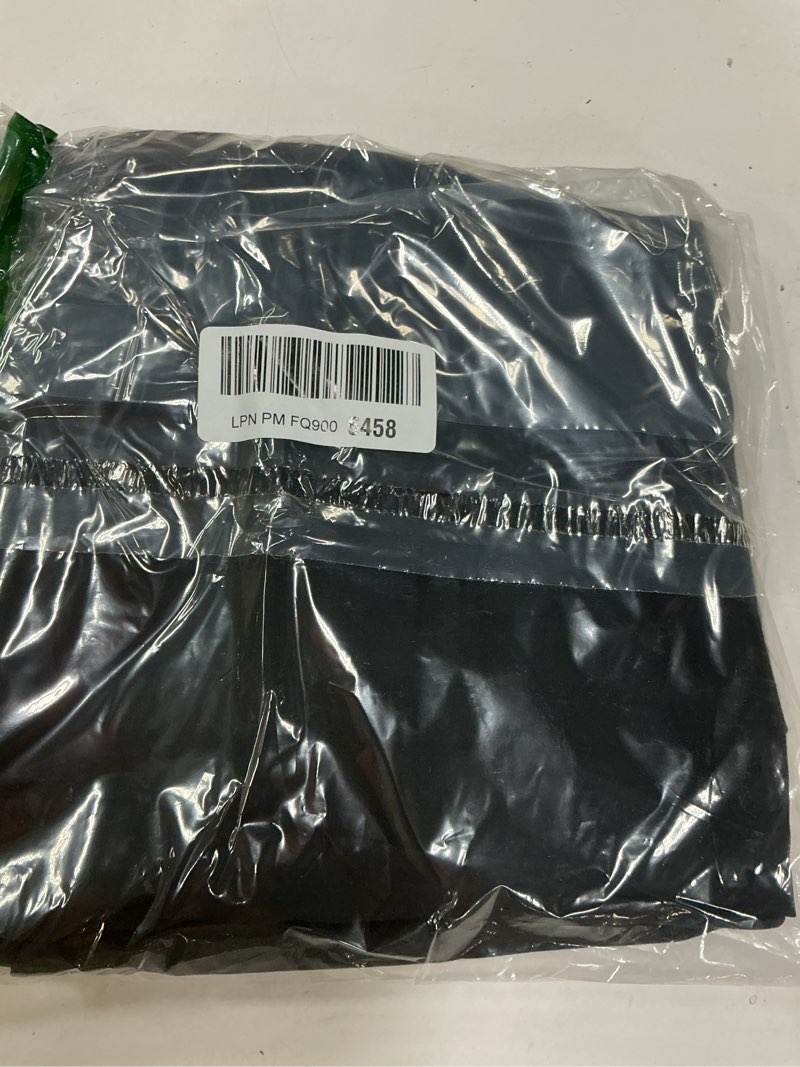 Condition photo showing New/Like New for fahizo men's dress shirt regular fit solid business formal long sleeve button up stretch shirts 15.5" neck 32"-33" sleeve black