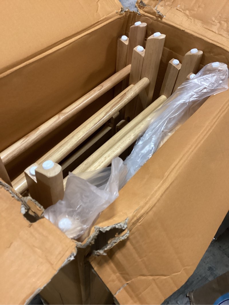 Condition photo showing Good Condition for Winsome Robin Folding Chair Set, No assembly, Natural, Set of 4 Natural Finish 17.64W x 19.8D x 32.68H In