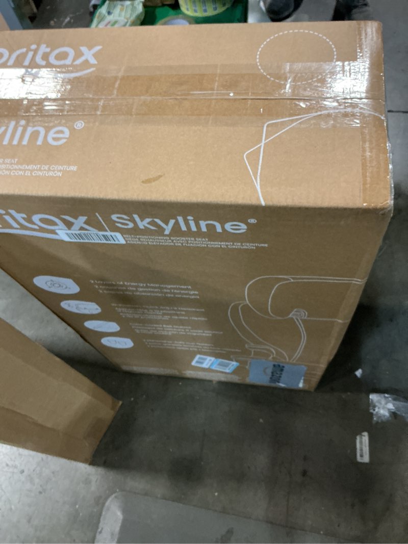 Condition photo showing New/Like New for Britax Skyline 2-Stage Belt-Positioning Booster Car Seat, Dusk - Highback and Backless Seat Skyline Dusk