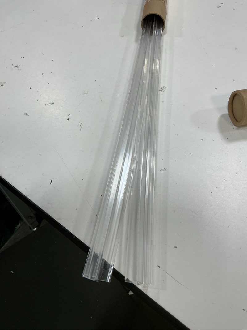 Condition photo showing Good Condition for shower door bottom seal, 2-pack pvc strips with sweep 36" long, for 3/8"(10mm) thick framless glass door, to stop water leakage