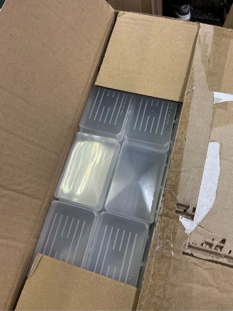 Condition photo showing New/Like New for Dukal SB01C Dawn Mist Translucent Plastic Soap Box 2 1/2" x 3.14", Pack of 100