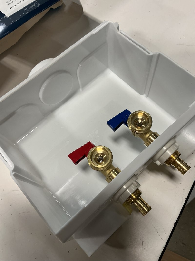 Condition photo showing Good Condition for sharkbite quarter turn ball valve pex washing machine outlet box