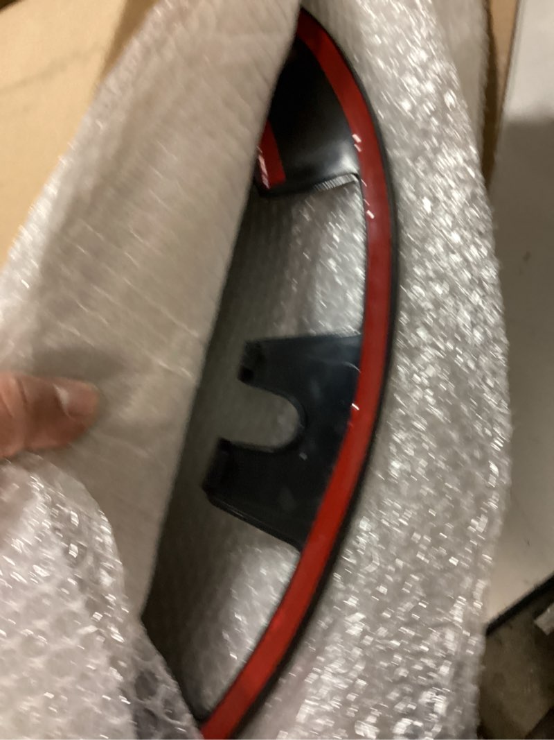 Condition photo showing As Is for Wheel Rim Protector for Tesla Model Y 20 Inch Induction Wheels All-in-one Car Tire Trim Rings Rim Case Hubcaps Wheel Cover 2020-2024 Model Y Accessories Matte Black 2020-2024 Model Y 20in