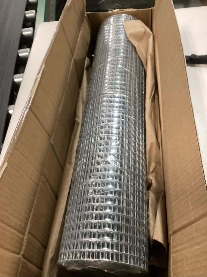 Condition photo showing Good Condition for YardGard Hardware Cloth 1/2 Inch Mesh 24 Inch X 25 Foot 19 Gauge Galvanized Steel Wire Fence Ideal for Garden Fence, Cage Fence, Chicken Wire Fencing, Rabbit Fencing, Arts and Crafts, and Yard Fence 2-Feet by 25-Feet