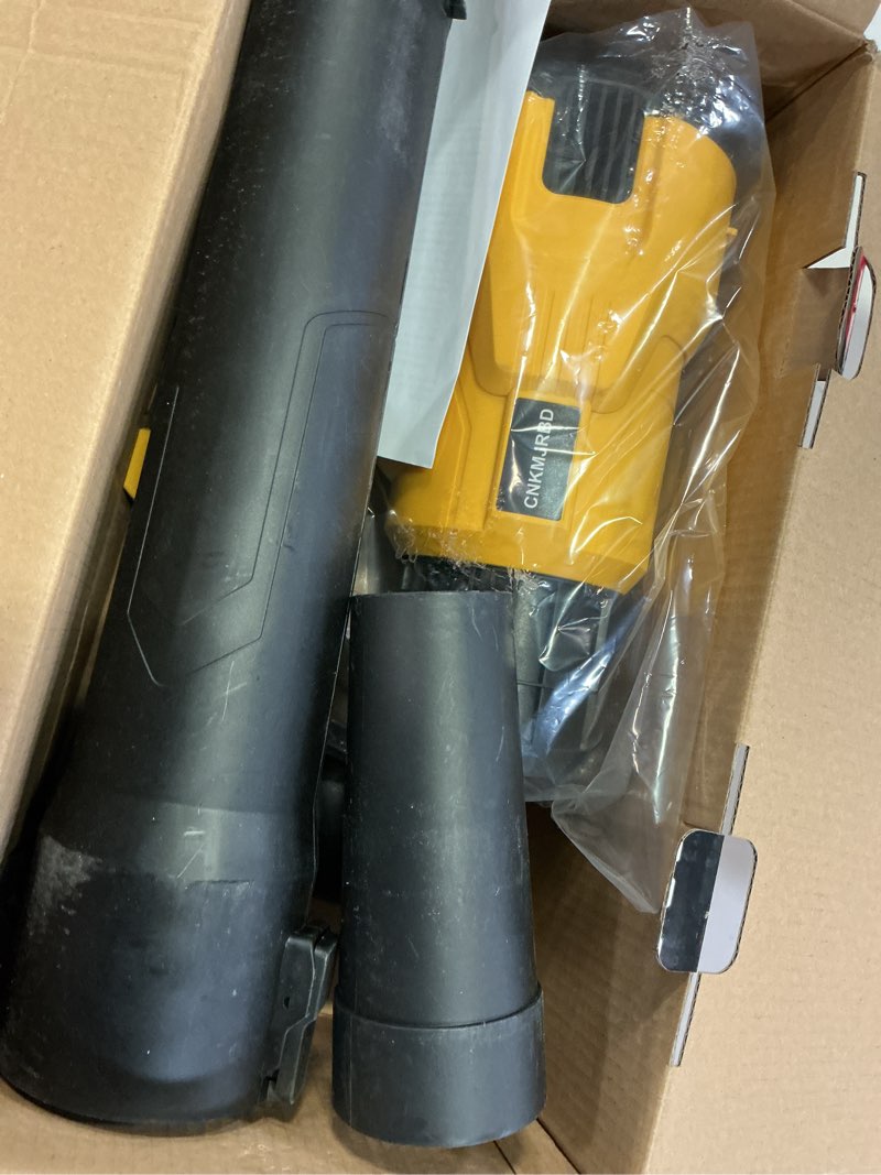 Condition photo showing Good Condition for Cordless Leaf Blower - 1500W Brushless,120MPH Speed/750CFM Volume.Compatible with Dewalt 20V Max Battery (Battery Not Included) for Lawn, Garden & Driveway Cleaning