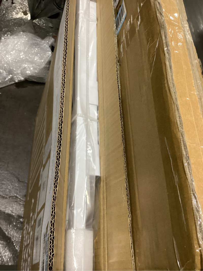 Condition photo showing Good Condition for mom's choice-grownsy baby gate for stairs, 29.5"-48.4" pressure mounted baby gate for top of stair&doorway with v-shaped rods, anti-trip pedal, extra wide stairs dog gate easy install w/red reminder white 29"-48"*30"