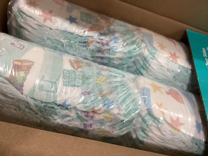 Condition photo showing New/Like New for Pampers Training Pants - Easy Ups Boys & Girls Bluey - Size 4T-5T, 104 Count, Children's Potty Underwear (Packaging May Vary) 4T-5T 104