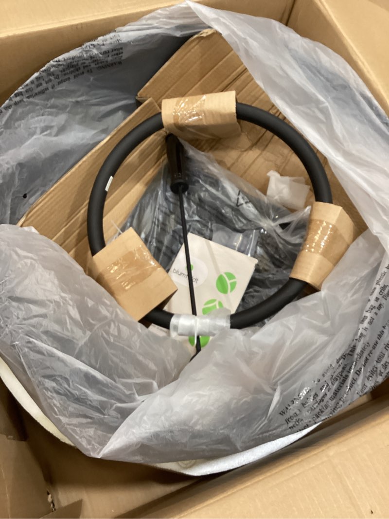 Condition photo showing Good Condition for blumfeldt fireball - fire bowl, tilting fireplace, diameter: 23.6", solid and sturdy 0.1" steel fire bowl, usable horizontally and diagonally, designed in berlin, includes rain cover, black/wood