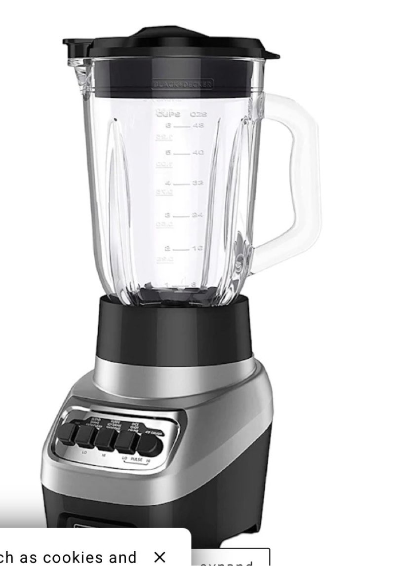 Black & Decker Powercrush Blender, Silver