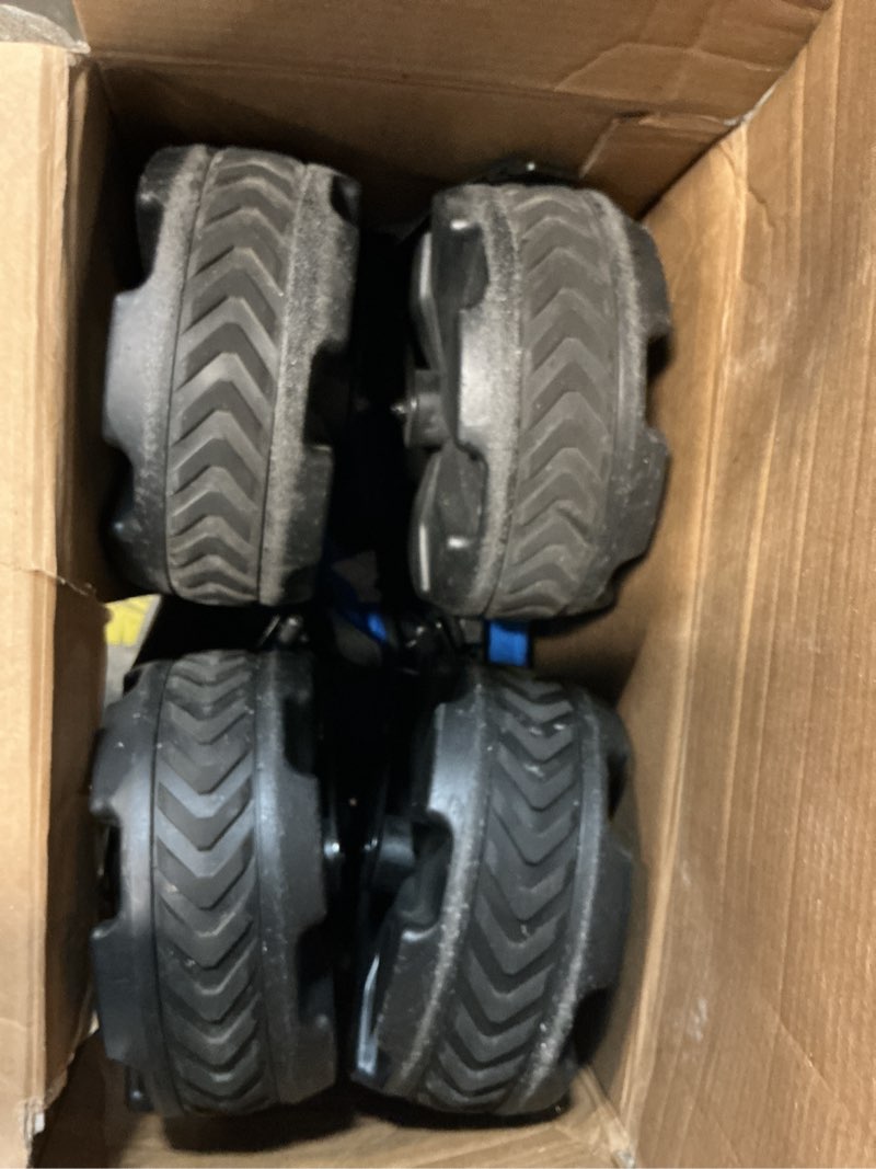 Condition photo showing As Is for ozark trail all-terrain big bucket cart wagon, blue