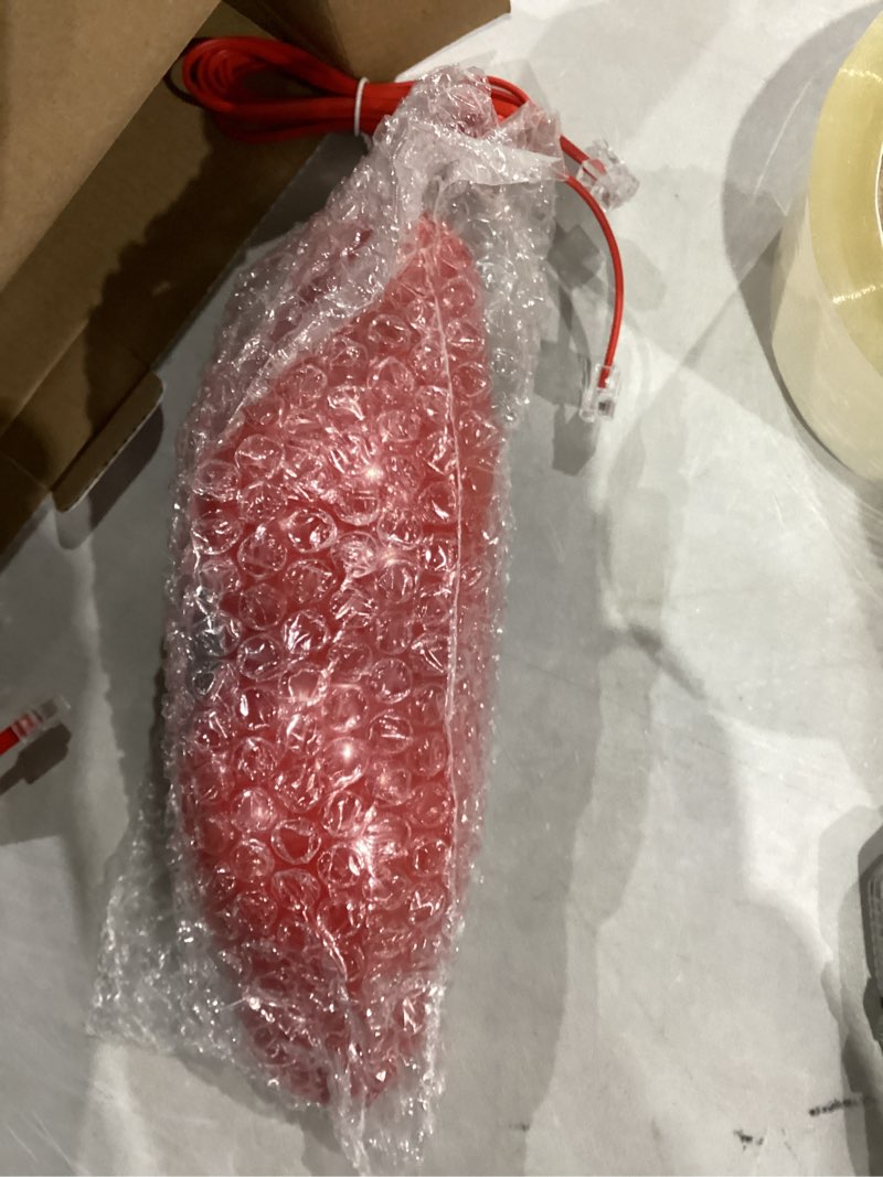 Condition photo showing Good Condition for Landline Phones for Home, TelPal Corded Lip Phone, Retro Desktop Home Phone, Analog Novelty Mouth Telephone for House/Office/Hotel/Shops/Party/Business Promotions Lip phone 01-pink