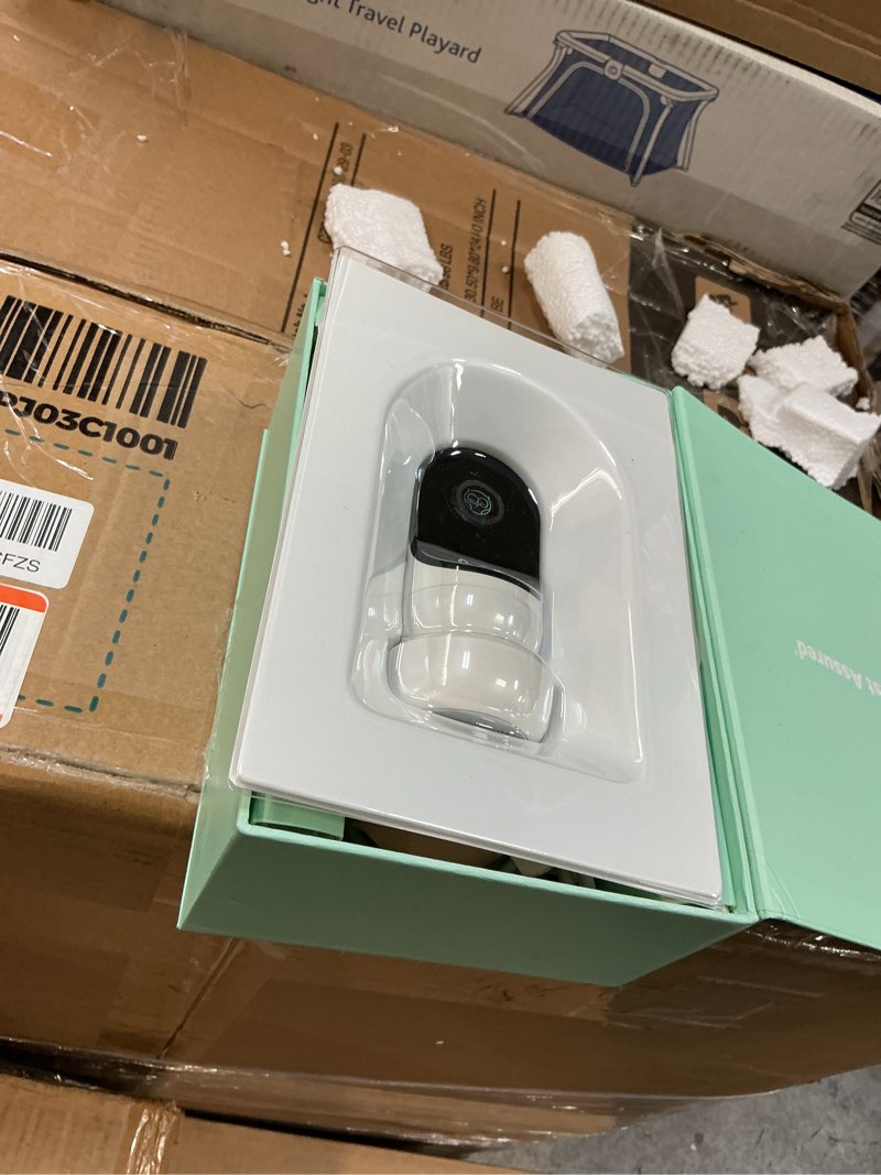 Condition photo showing As Is for Owlet Dream Duo (Gen 2) Smart Baby Monitor Bundle – HD Video Camera + Wearable Sock Tracks Baby’s Oxygen, Heart Rate & Sleep Gen 2 Mint