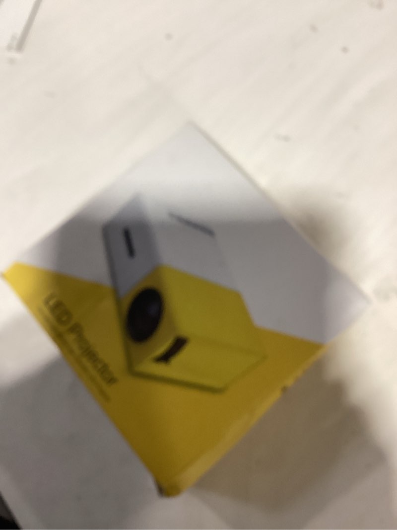 Mini Projector, HD 1080P LCD Portable Video Projector with AV VGA HD USB Remote Control, Home Theate