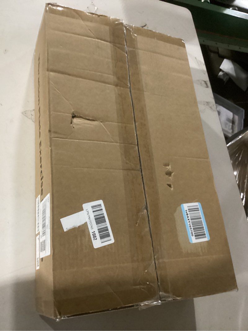 Condition photo showing New/Like New for vibration plate exercise machine, 130 levels full body workout vibrating plate for lymphatic drainage weight loss, 450 lbs capacity shake platform with resistance bands bluetooth for women men