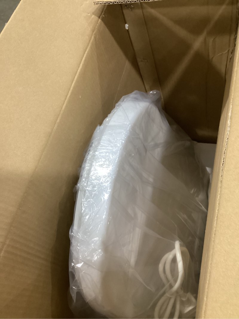 Condition photo showing New/Like New for ZMJH 236 Bidet Toilet Seat Elongated - Endless Warm Water, Heated Seat & Vortex Wash, Dual Front/Rear Cleaning, Warm Air Dryer, LED Night Light, Electric-Powered (Elongated) Oval