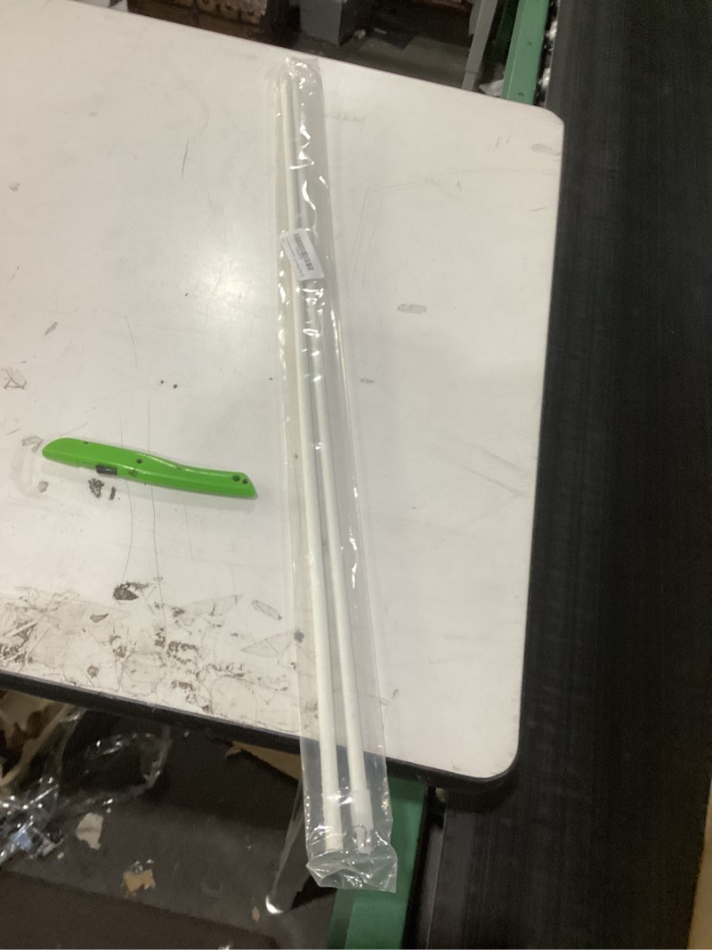 Condition photo showing New/Like New for snow white wood blind tilt wand replacement - available in 12" - 24" - 30" - 36" - 48" (s-hook) (2 pack, 30") 1"w x 30"h 2