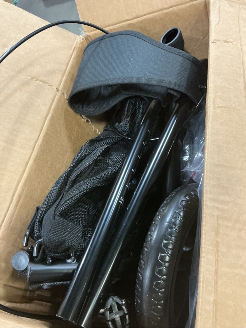 Condition photo showing As Is for walk mate 3 wheel ro...g aia aluminum, black new