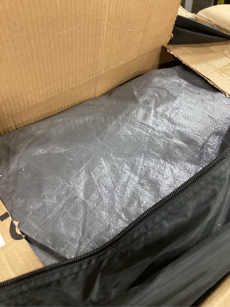 Condition photo showing As Is for coleman skydome xl large family tent with 5 minute setup, weatherproof 8/12 person tent with rainfly & carry bag, fits multiple queen airbeds, made of pfas-free materials pfas-free 12-person