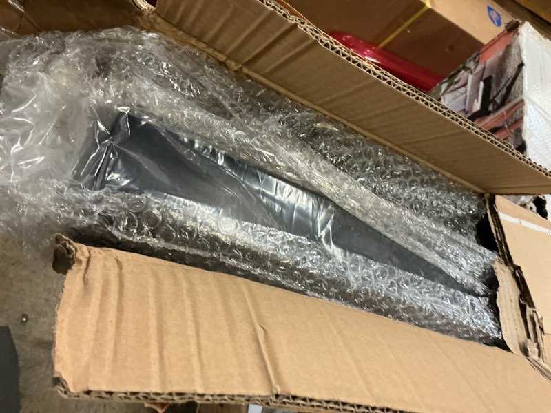 Condition photo showing Good Condition for Muzata 4Pack 6'6" Black Cable Railing Handrail Rectangular Stainless Steel Handrail for Cable Railing System Top Rail Deck Stair Indoor Outdoor Length Adjustable with Paper User Guide HT10 BP4 6'6" 4×Handrail