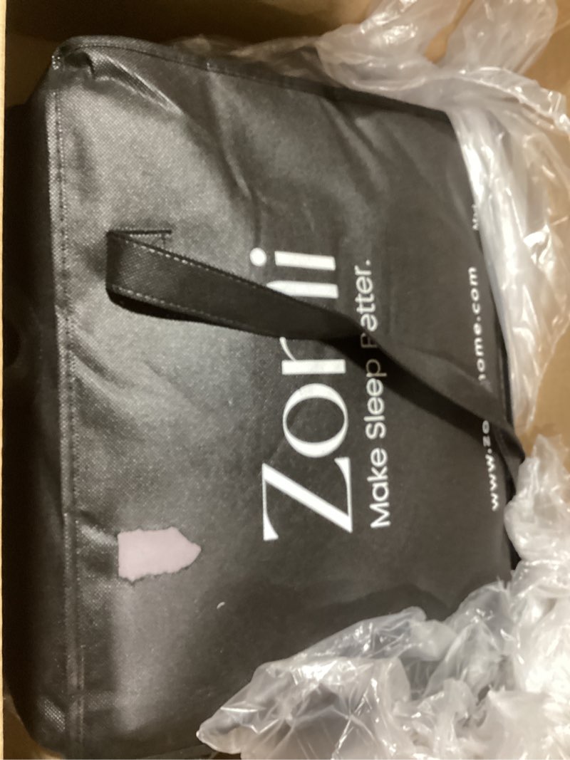 Condition photo showing Good Condition for zonli cooling weighted blanket (60"x80", 20lbs, grey) queen size bamboo-derived rayon weighted blanket for adults, high breathability heavy blanket, soft material with premium glass beads grey/cooling 60"x80",20lbs