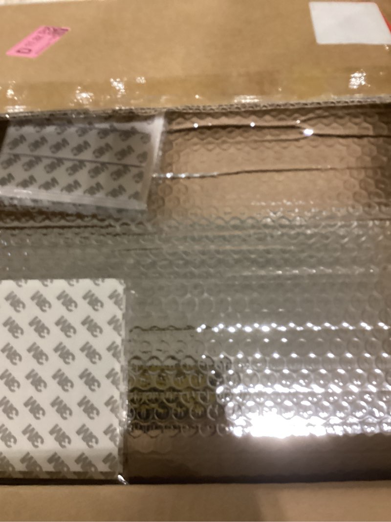 garage door insulation kit 8p double bubble window heat insulation panels, 6mm 20.5"x54" reflective 