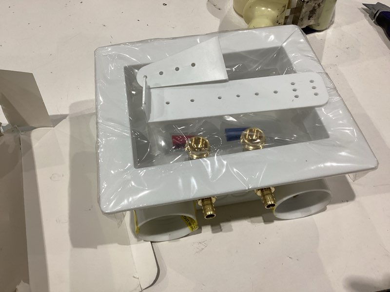 Condition photo showing Good Condition for sharkbite quarter turn ball valve pex washing machine outlet box